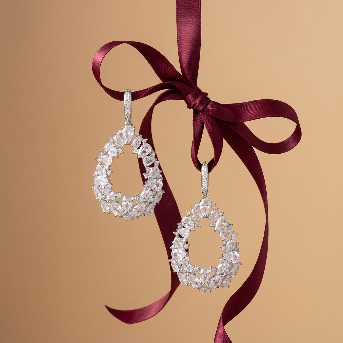 Crystal Chandelier Drop Earrings