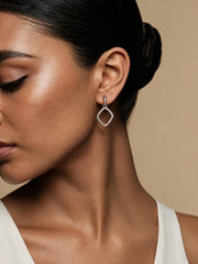 Open Teardrop Hoop Studs - NyuMe