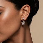 Pave Butterfly Drop Studs - NyuMe
