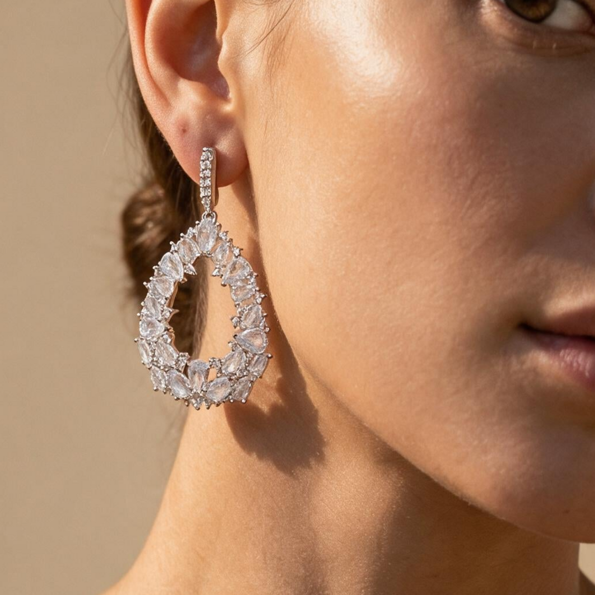 Crystal Chandelier Drop Earrings - NyuMe