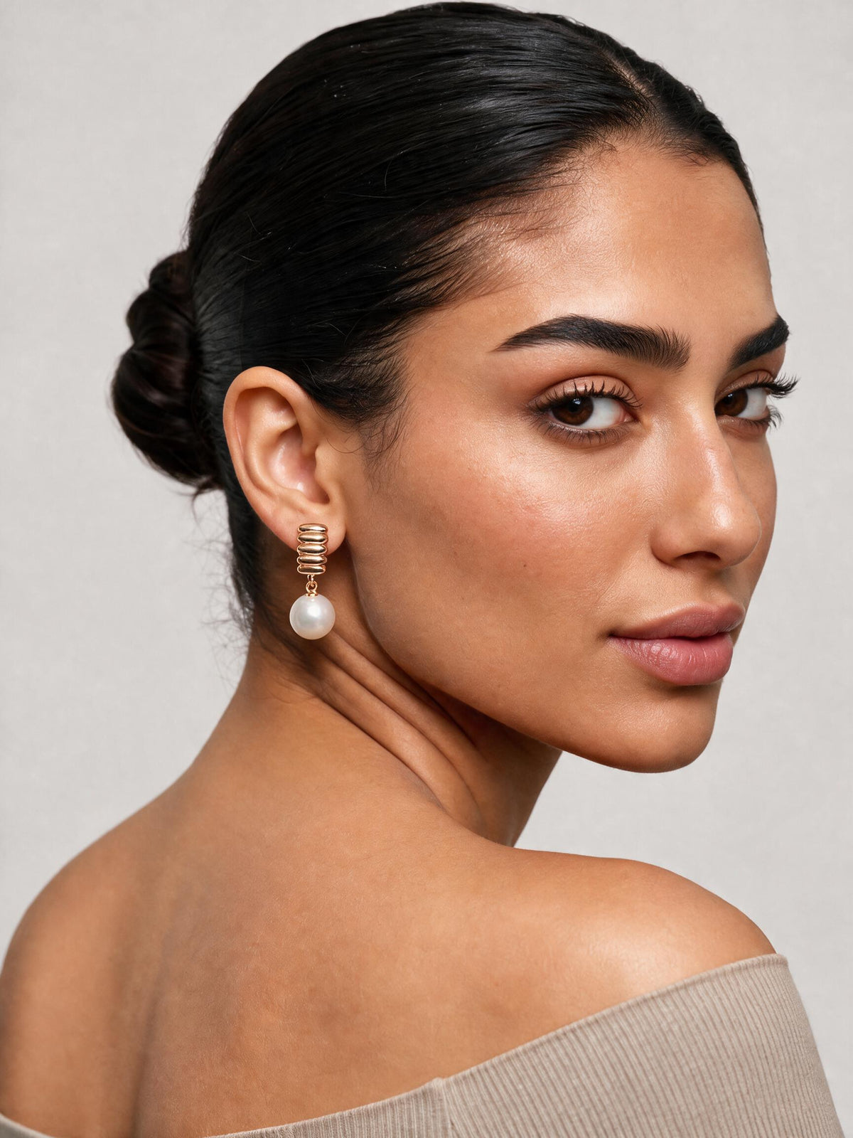 Pearl Spiral Wrap Earrings - NyuMe