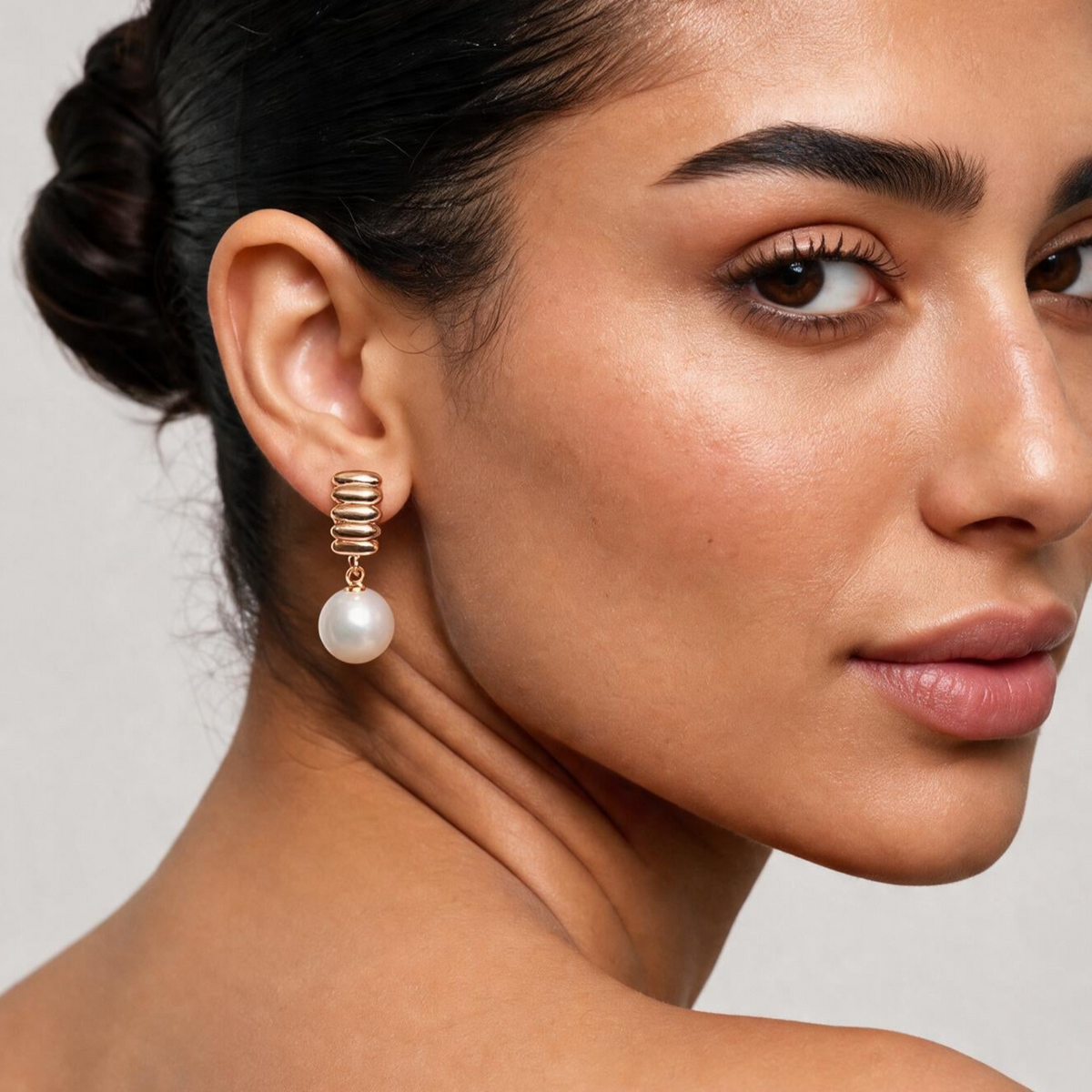 Pearl Spiral Wrap Earrings - NyuMe