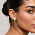 Pave Flower Cluster Studs - NyuMe