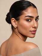 Mini Heart Pave Studs - NyuMe
