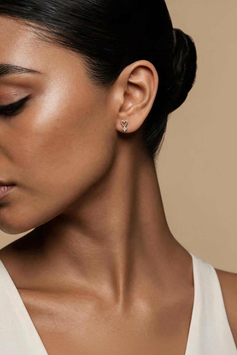 Open Heart Studs - NyuMe
