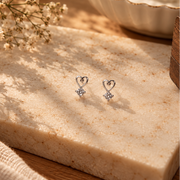 Open Heart Studs - NyuMe