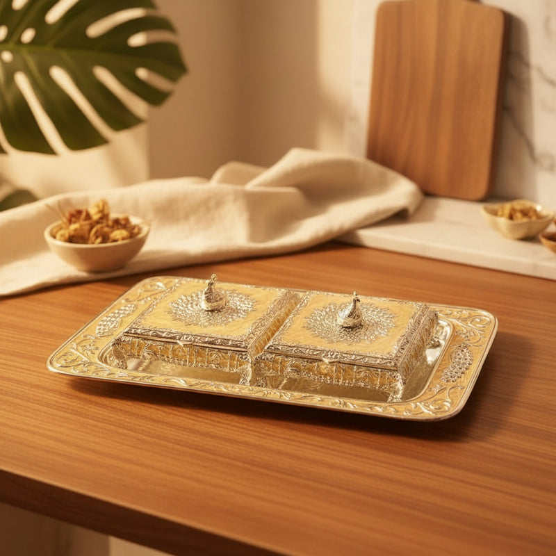 Amber Palace Jar Set with Tray - NyuMe