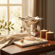 Silver Plated Camellia Flower Bowl - NyuMe