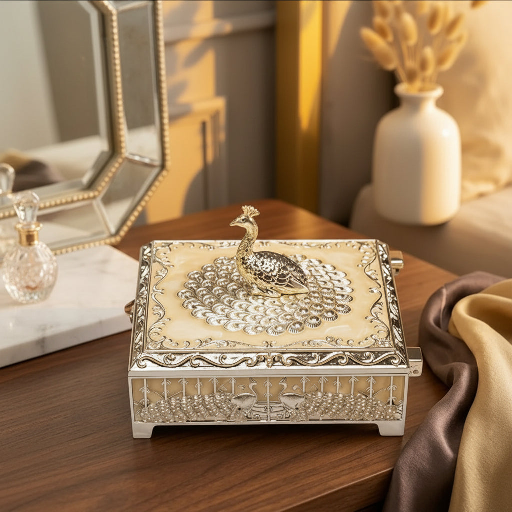 Chandrak Silver Plated Box - NyuMe