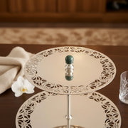 Fretwork Silver Plated Cake Stand - NyuMe