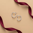 Cushion Hoop Earrings