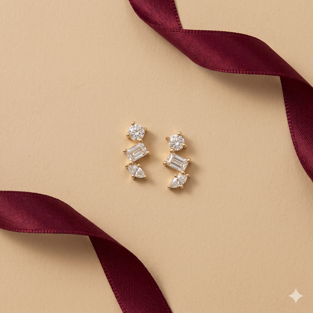 Orchid Sterling Silver Earrings