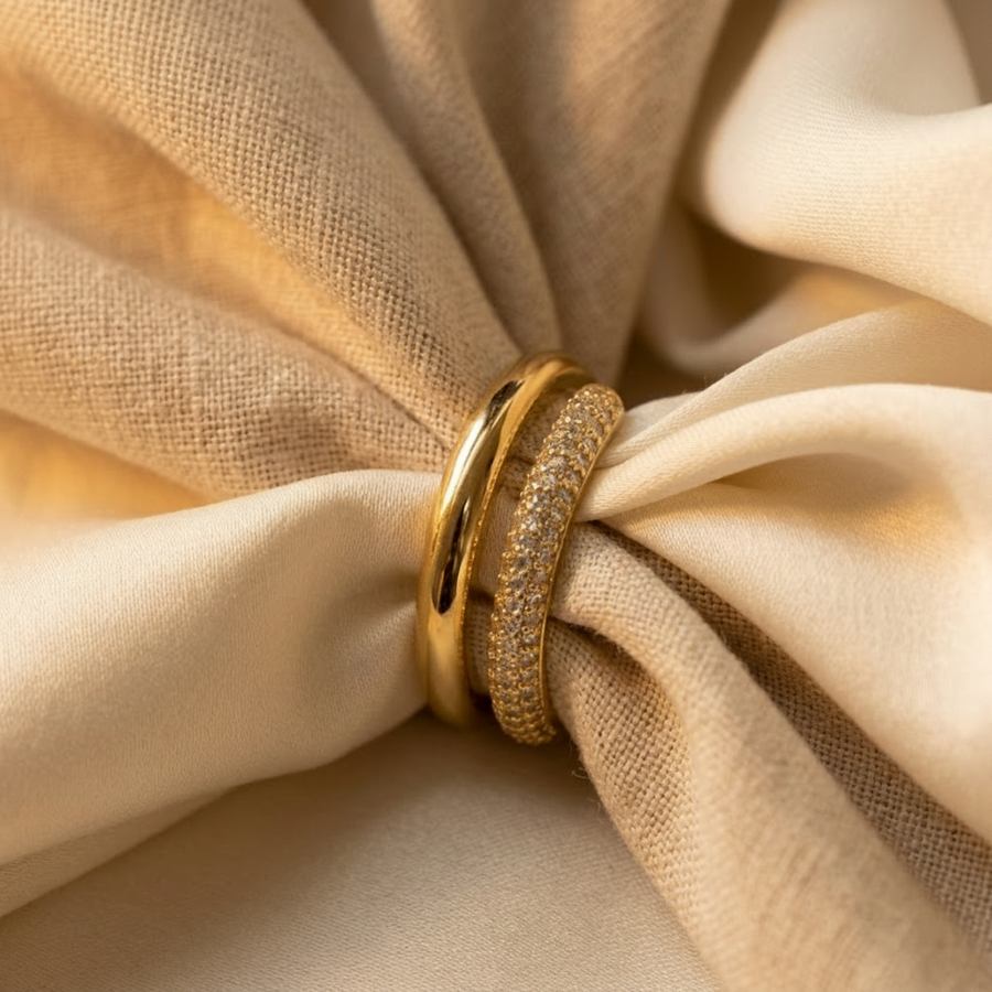 Champagne Wrap Ring