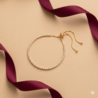 Thin Pave Chain Bracelet