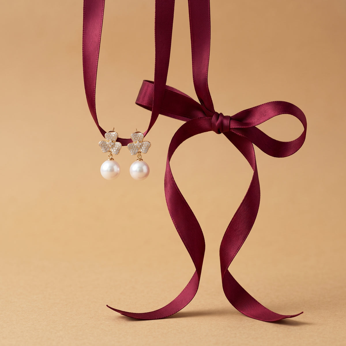 Bloom Pearl Drop Earrings
