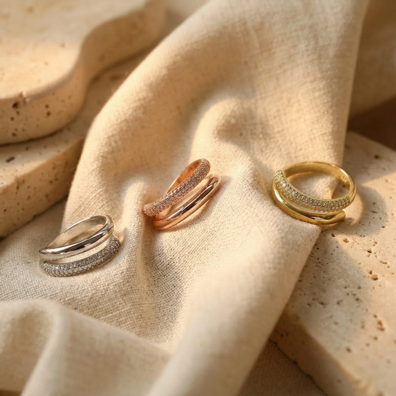 Champagne Wrap Ring