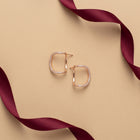 Cushion Hoop Earrings