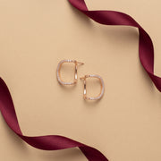 Cushion Hoop Earrings
