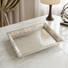 Silver Plated Golden Medallion Tray - NyuMe