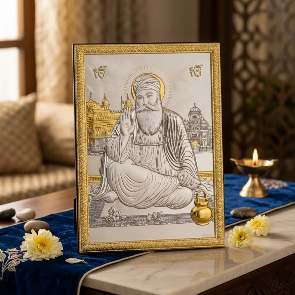 Ik Onkar Silver Plaque - NyuMe