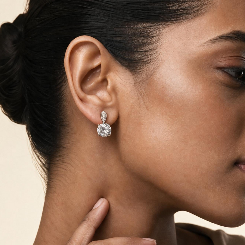 Moissanite Drop Earrings - NyuMe
