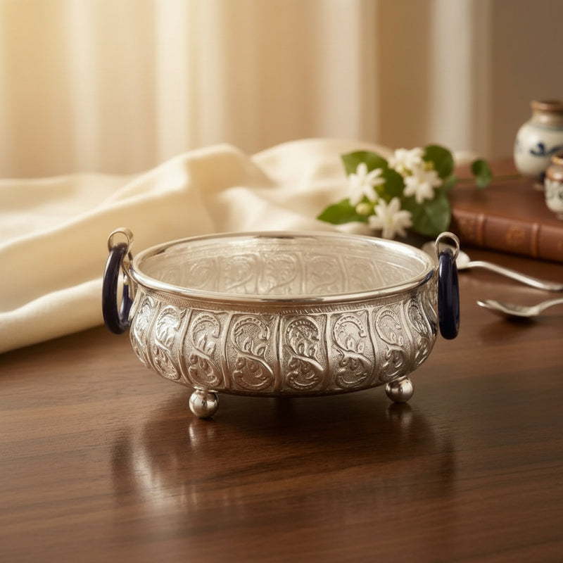 Nakshi Urli with Ring Handles - NyuMe