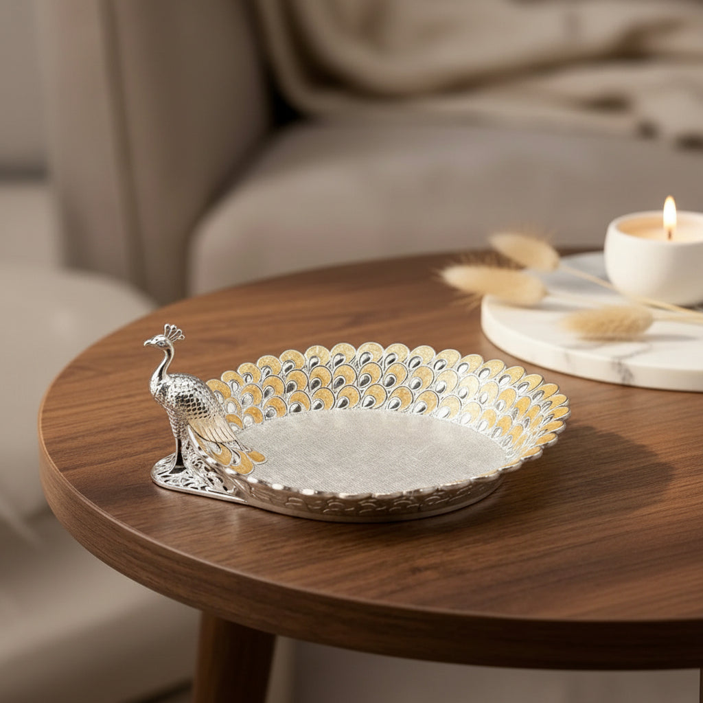 Navil Silver Plated Platter - NyuMe