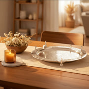 Silver Plated Plumage Tray - NyuMe