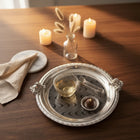 Silver Plated Rajwada Round Tray - NyuMe