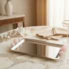 Silver Plated Rose Rectangle Tray - NyuMe