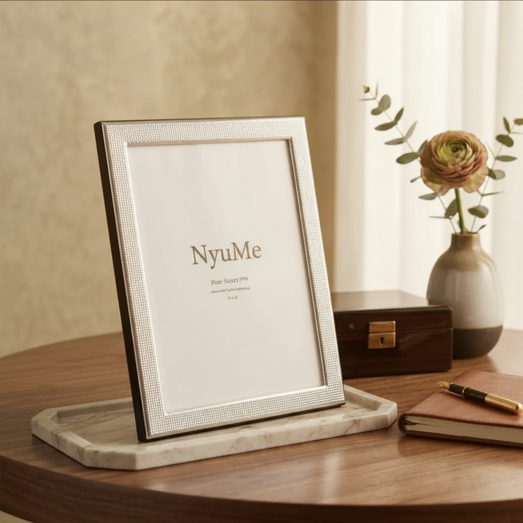 Silver Mesh Frame - NyuMe