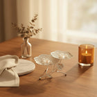 Silver Plated Moonflower Platter - NyuMe
