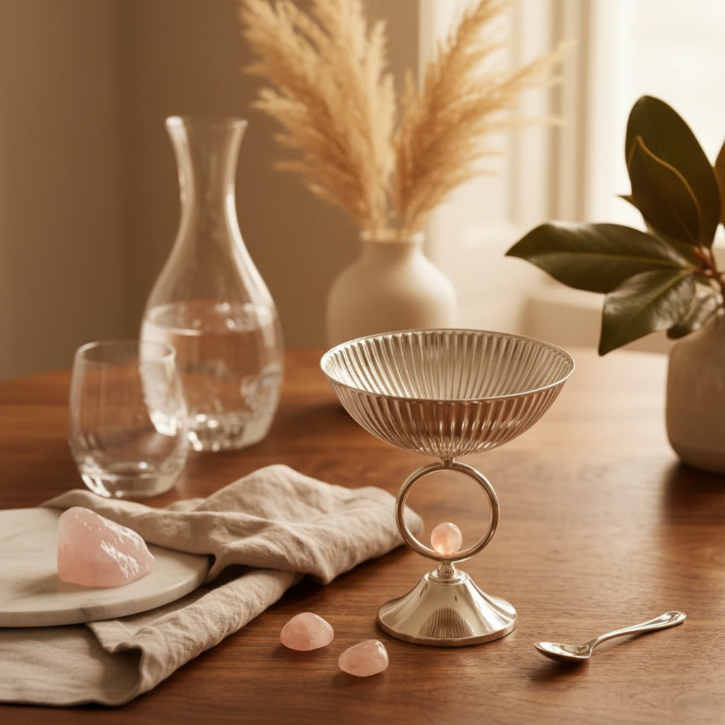 Silver Plated Sunray Bowl - NyuMe