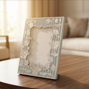 Turquoise Lotus Frame - NyuMe