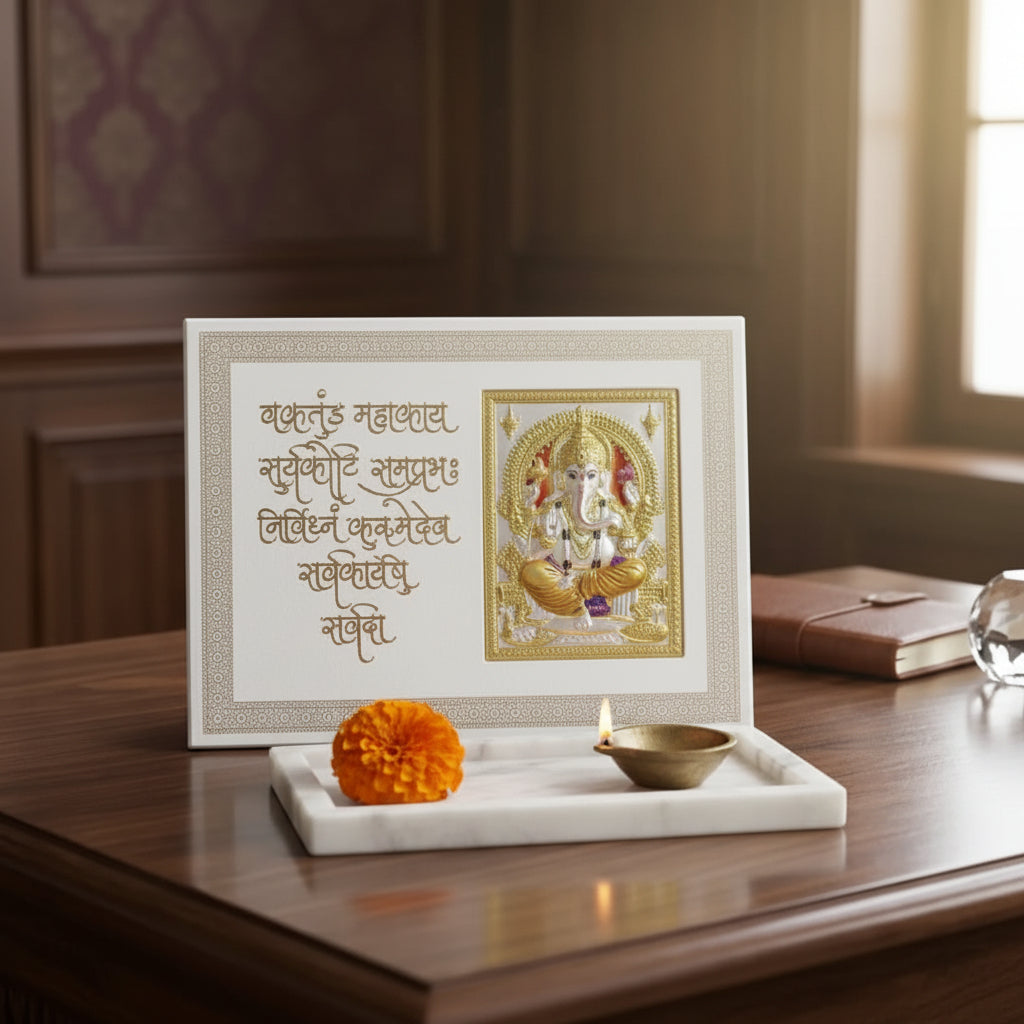 Vakratunda Verse Plaque - NyuMe