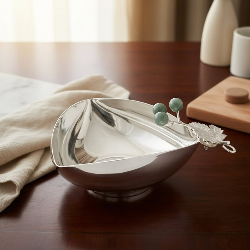 Vineleaf Silver Plated Bowl - NyuMe