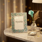 Teal Lily Trellis Frame - NyuMe